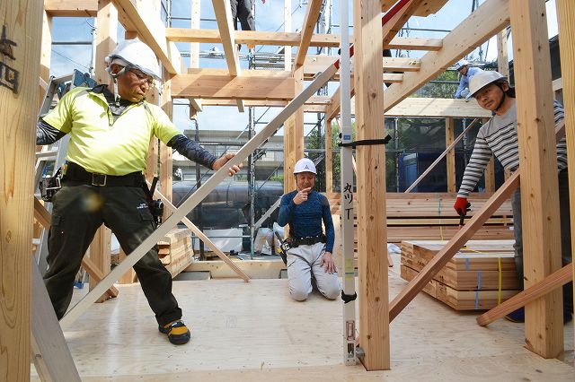 「福岡市早良区04」注文住宅現場リポート④【上棟式】