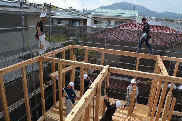 「福岡市早良区04」注文住宅現場リポート④【上棟式】