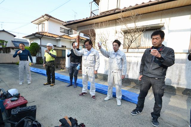 「福岡市早良区04」注文住宅現場リポート④【上棟式】