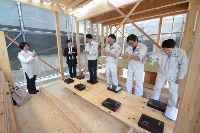 「福岡市早良区04」注文住宅現場リポート④【上棟式】