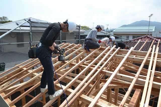 「福岡市早良区04」注文住宅現場リポート④【上棟式】