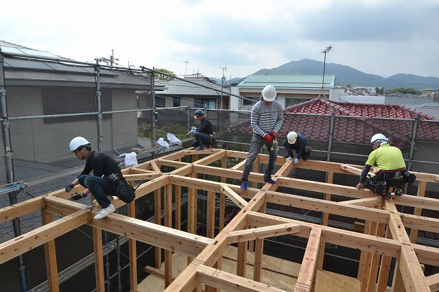 「福岡市早良区04」注文住宅現場リポート④【上棟式】