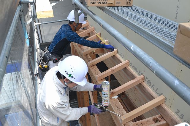 福岡市早良区04　注文住宅建築現場リポート④