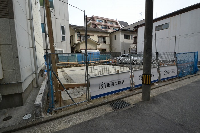 「福岡市中央区03」注文住宅現場リポート②【基礎工事】【遣り方】