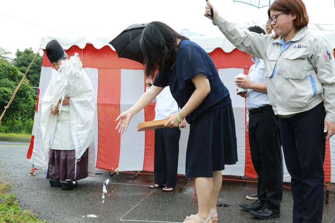 福岡県糸島市02　注文住宅建築現場リポート①　～地鎮祭～