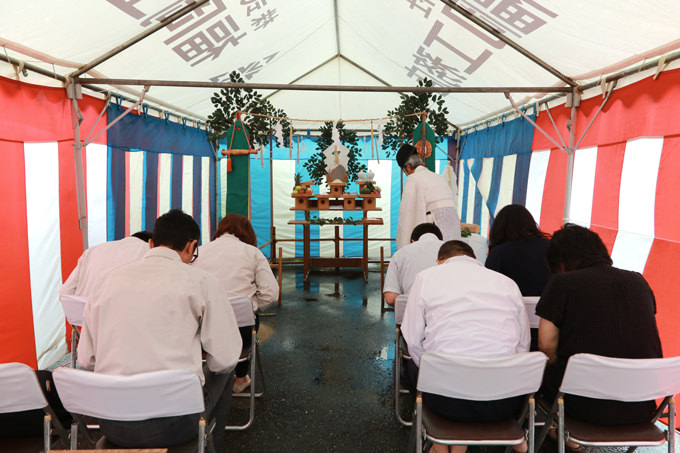 「糸島市02」注文住宅現場リポート①【地鎮祭】