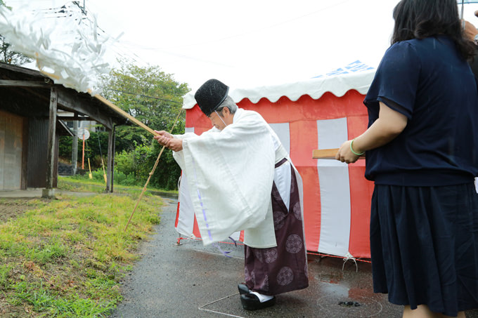 福岡県糸島市02　注文住宅建築現場リポート①　～地鎮祭～