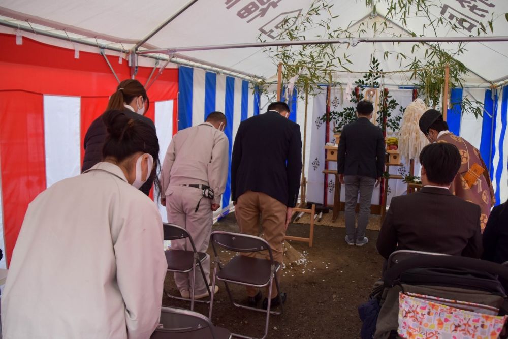 「久留米市01」注文住宅現場リポート①【地鎮祭】