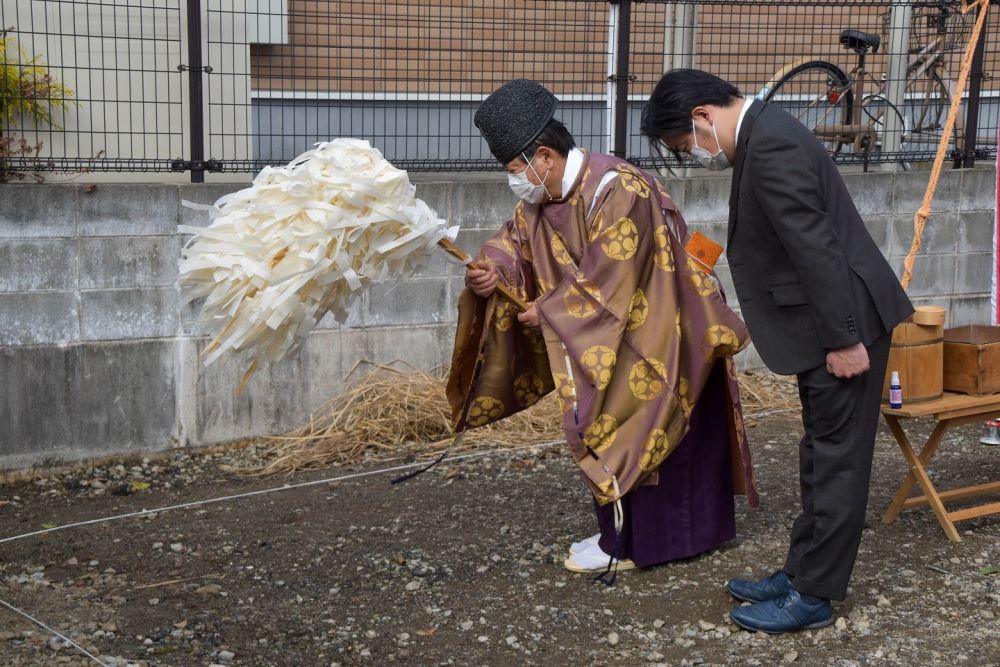 福岡県久留米市01　注文住宅建築現場リポート①　～地鎮祭～