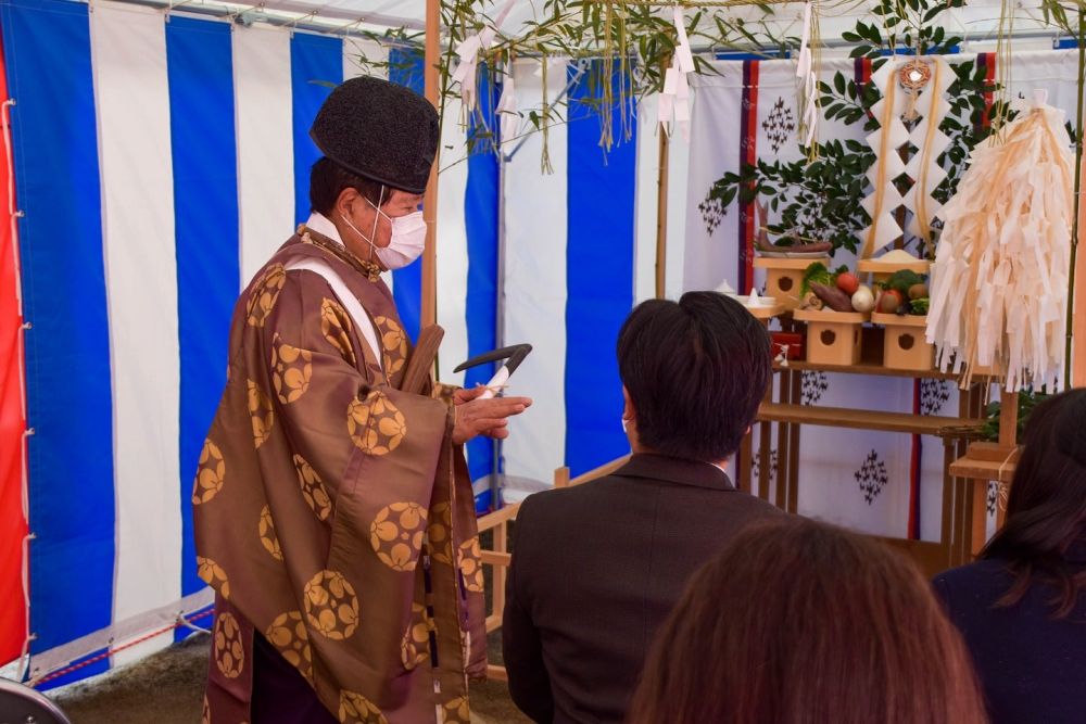 「久留米市01」注文住宅現場リポート①【地鎮祭】