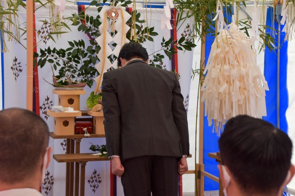 「久留米市01」注文住宅現場リポート①【地鎮祭】