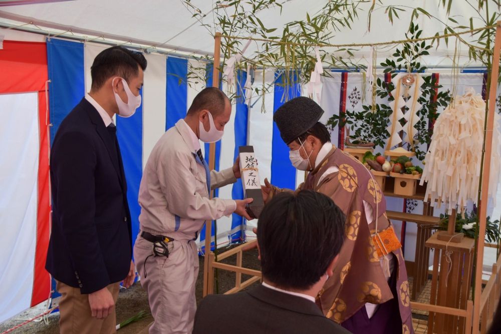 「久留米市01」注文住宅現場リポート①【地鎮祭】