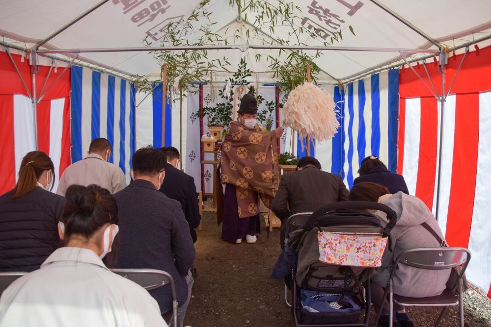 福岡県久留米市01　注文住宅建築現場リポート①　～地鎮祭～