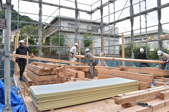 「福岡市南区柏原03」注文住宅現場リポート⑤【上棟式】