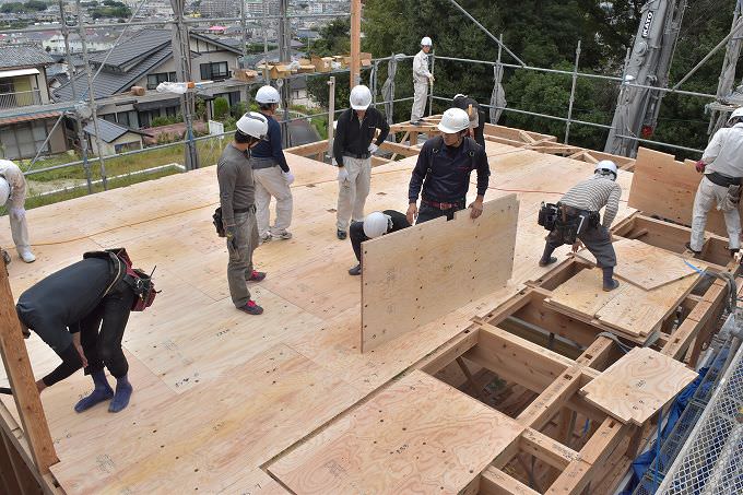 「福岡市南区柏原03」注文住宅現場リポート⑤【上棟式】