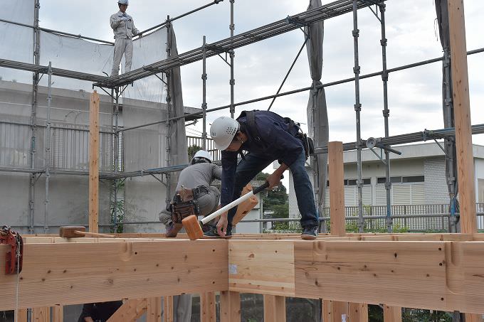 「福岡市南区柏原03」注文住宅現場リポート⑤【上棟式】