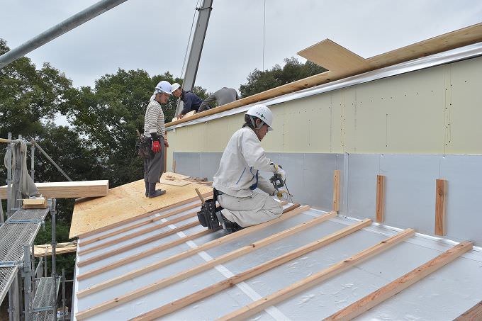 福岡市南区柏原03　注文住宅建築現場リポート⑤　～上棟式～