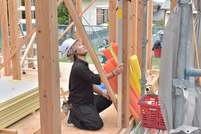 福岡市南区柏原03　注文住宅建築現場リポート⑤　～上棟式～