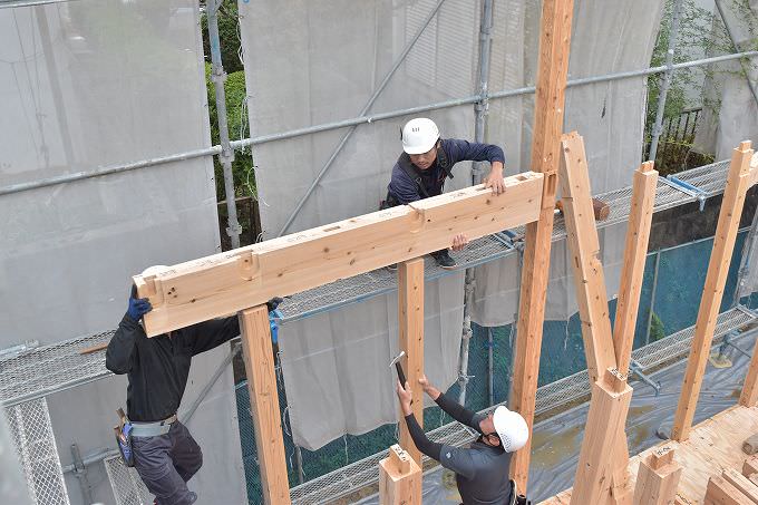 「福岡市南区柏原03」注文住宅現場リポート⑤【上棟式】