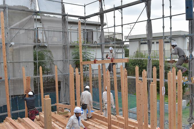 「福岡市南区柏原03」注文住宅現場リポート⑤【上棟式】