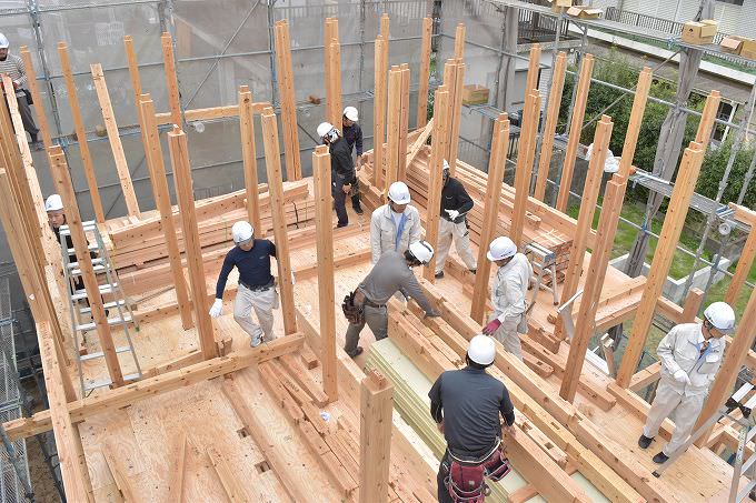 「福岡市南区柏原03」注文住宅現場リポート⑤【上棟式】