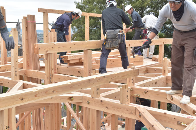 福岡市南区柏原03　注文住宅建築現場リポート⑤　～上棟式～