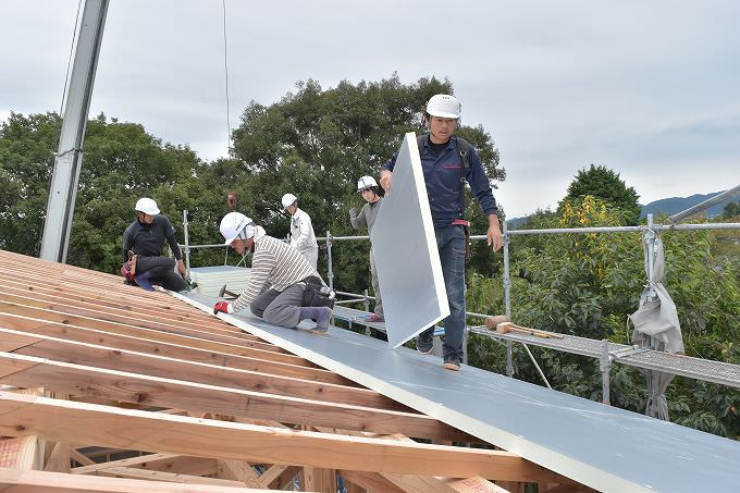 「福岡市南区柏原03」注文住宅現場リポート⑤【上棟式】