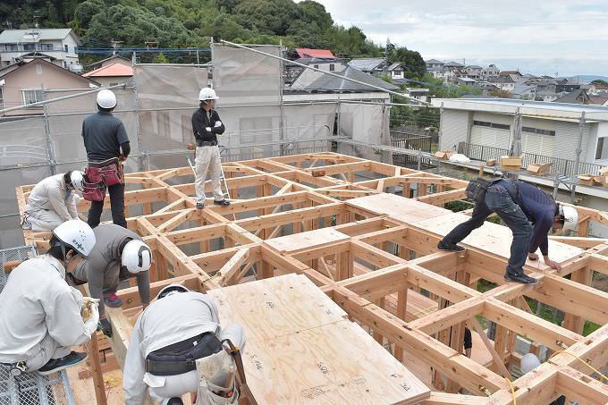 福岡市南区柏原03　注文住宅建築現場リポート⑤　～上棟式～