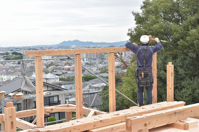 「福岡市南区柏原03」注文住宅現場リポート⑤【上棟式】