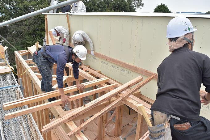 「福岡市南区柏原03」注文住宅現場リポート⑤【上棟式】