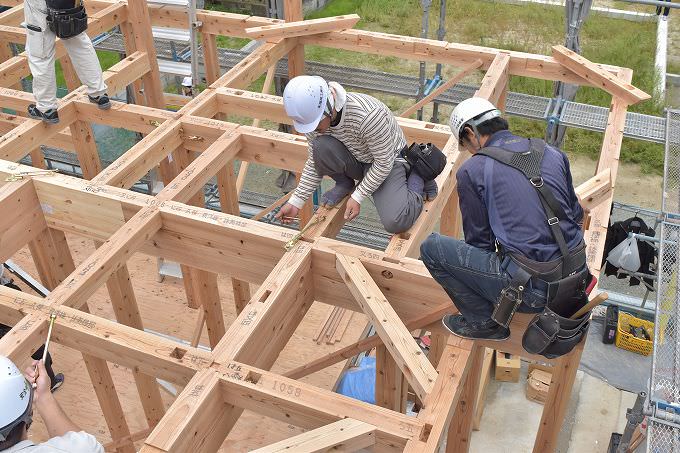 「福岡市南区柏原03」注文住宅現場リポート⑤【上棟式】
