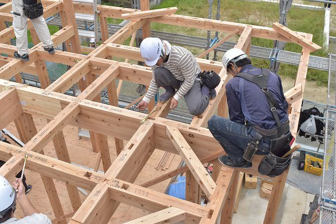 福岡市南区柏原03　注文住宅建築現場リポート⑤　～上棟式～