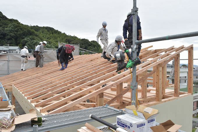 「福岡市南区柏原03」注文住宅現場リポート⑤【上棟式】