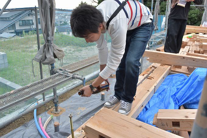 「福岡市南区柏原03」注文住宅現場リポート⑤【上棟式】