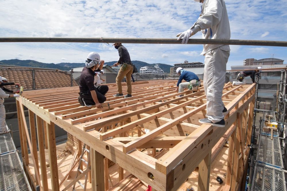 福岡市南区21　注文住宅建築現場リポート⑦　～上棟式～