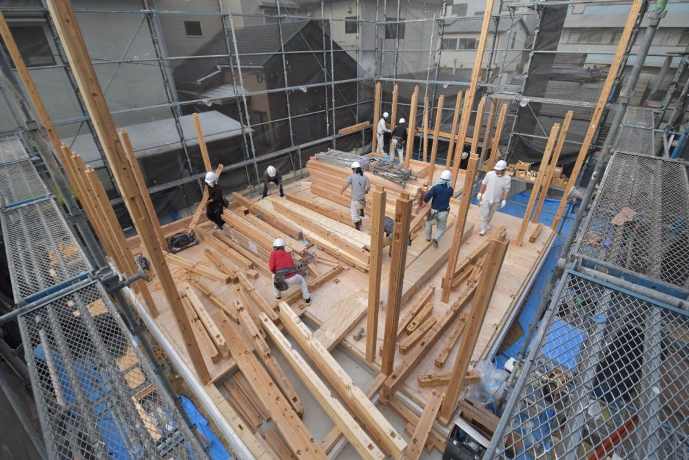 「福岡市南区21」注文住宅現場リポート⑦【上棟式】