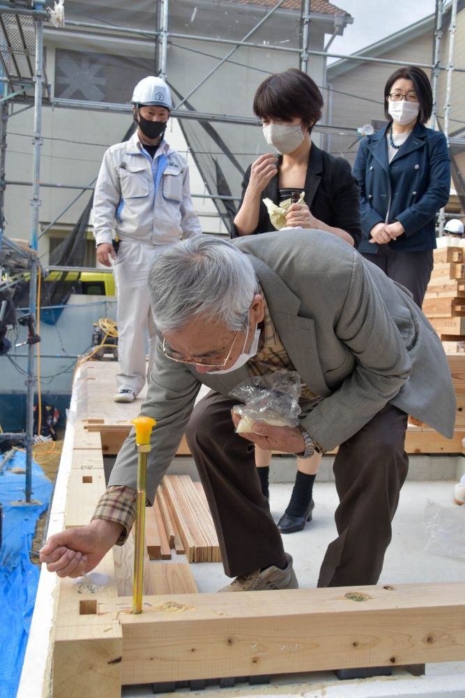 「福岡市南区21」注文住宅現場リポート⑦【上棟式】