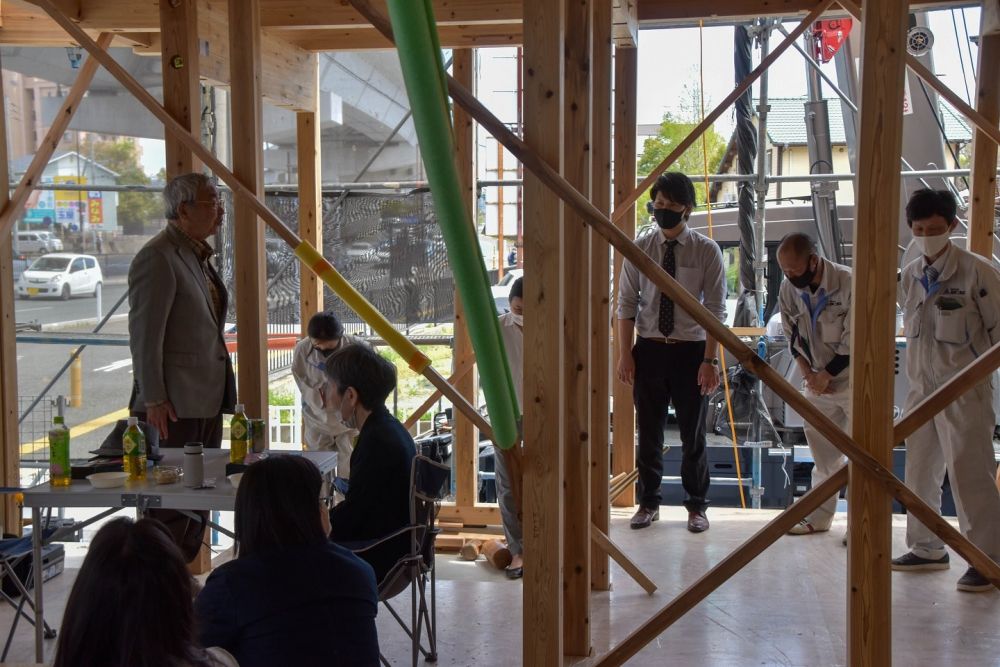 「福岡市南区21」注文住宅現場リポート⑦【上棟式】