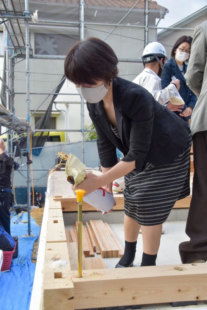 「福岡市南区21」注文住宅現場リポート⑦【上棟式】