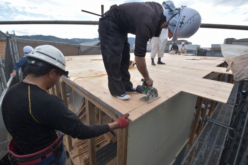 福岡市南区21　注文住宅建築現場リポート⑦　～上棟式～