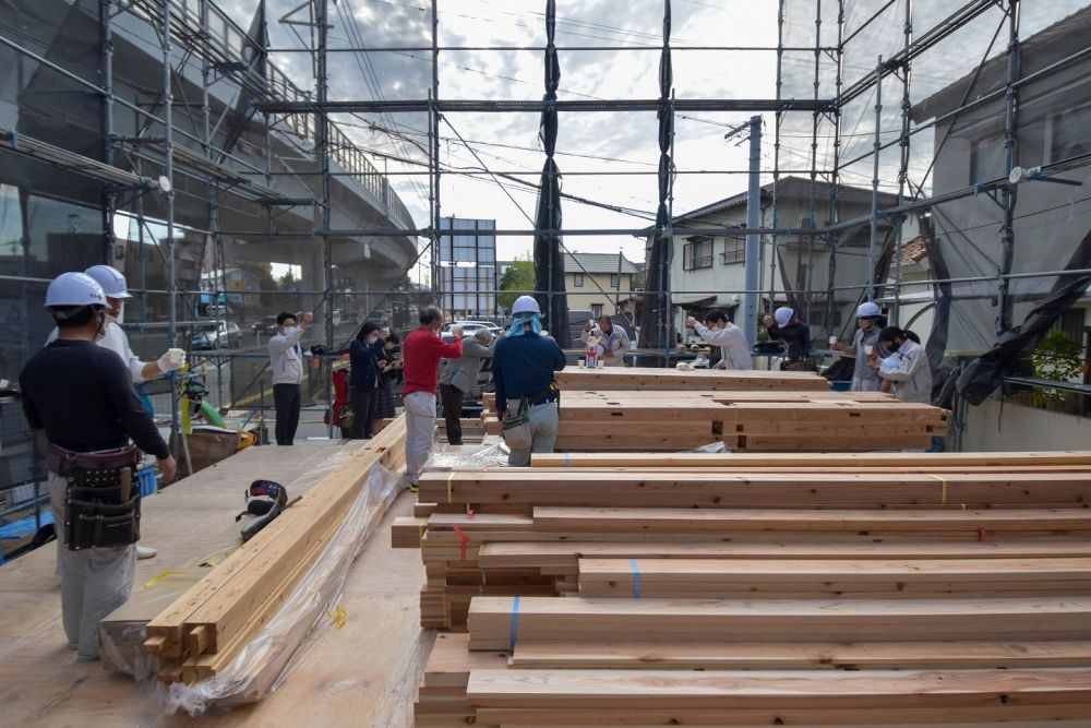 「福岡市南区21」注文住宅現場リポート⑦【上棟式】
