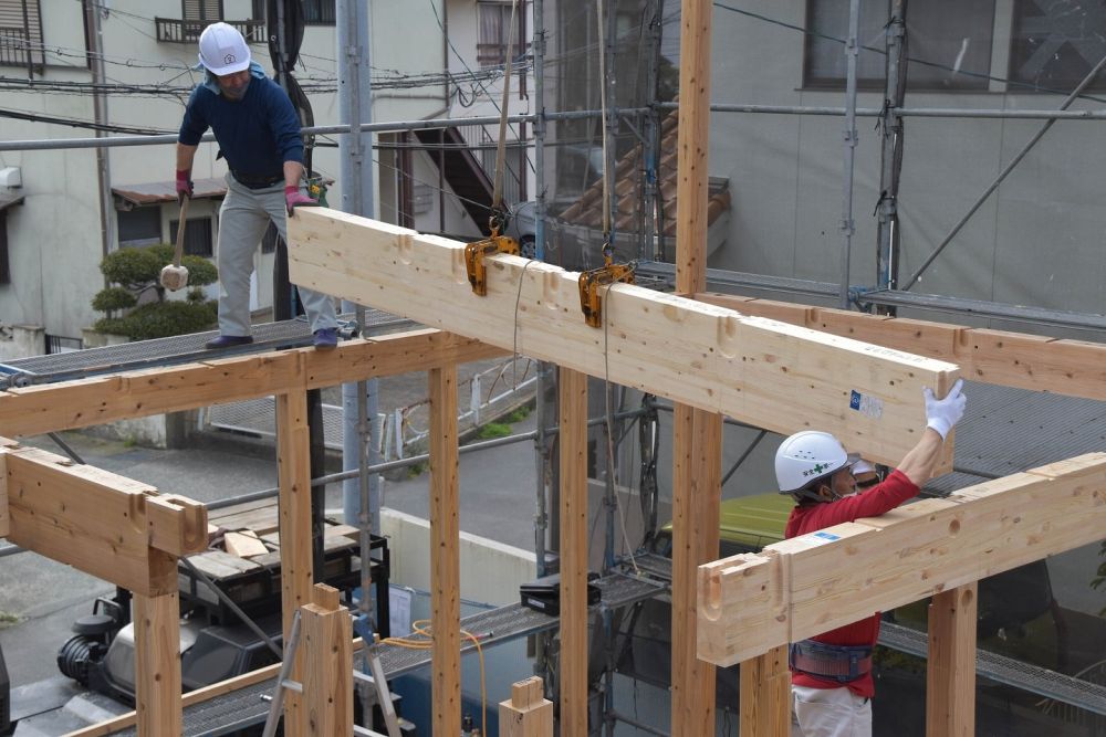 福岡市南区21　注文住宅建築現場リポート⑦　～上棟式～