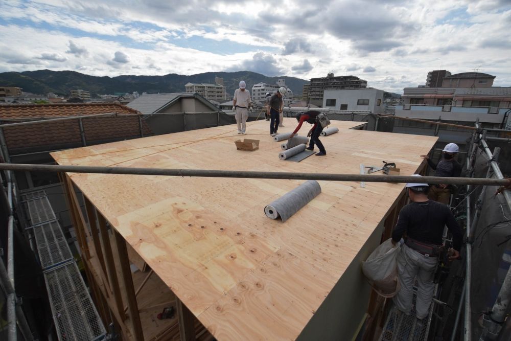 福岡市南区21　注文住宅建築現場リポート⑦　～上棟式～