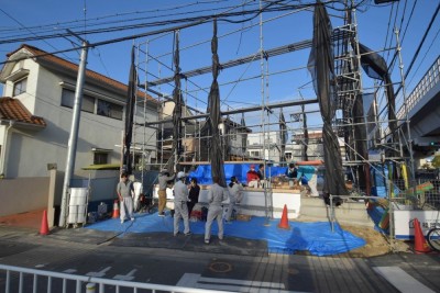 福岡市南区21　注文住宅建築現場リポート⑦　～上棟式～