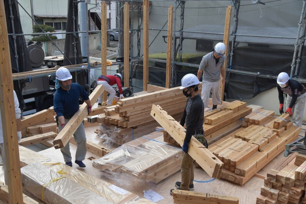 「福岡市南区21」注文住宅現場リポート⑦【上棟式】