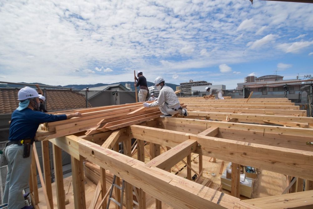 福岡市南区21　注文住宅建築現場リポート⑦　～上棟式～