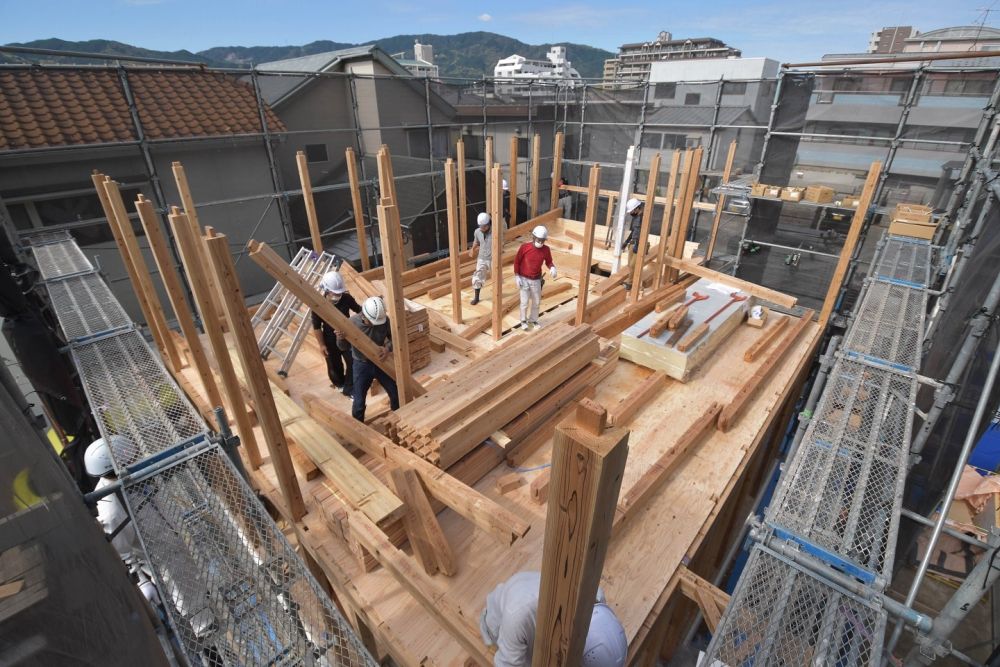 「福岡市南区21」注文住宅現場リポート⑦【上棟式】