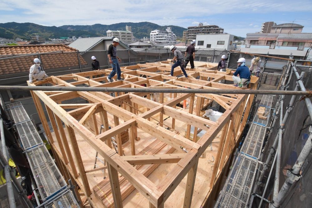 「福岡市南区21」注文住宅現場リポート⑦【上棟式】