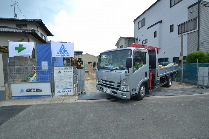 「春日市紅葉ヶ丘西03」注文住宅現場リポート②【基礎工事】【遣り方】