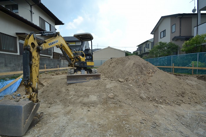 「春日市紅葉ヶ丘西03」注文住宅現場リポート②【基礎工事】【遣り方】